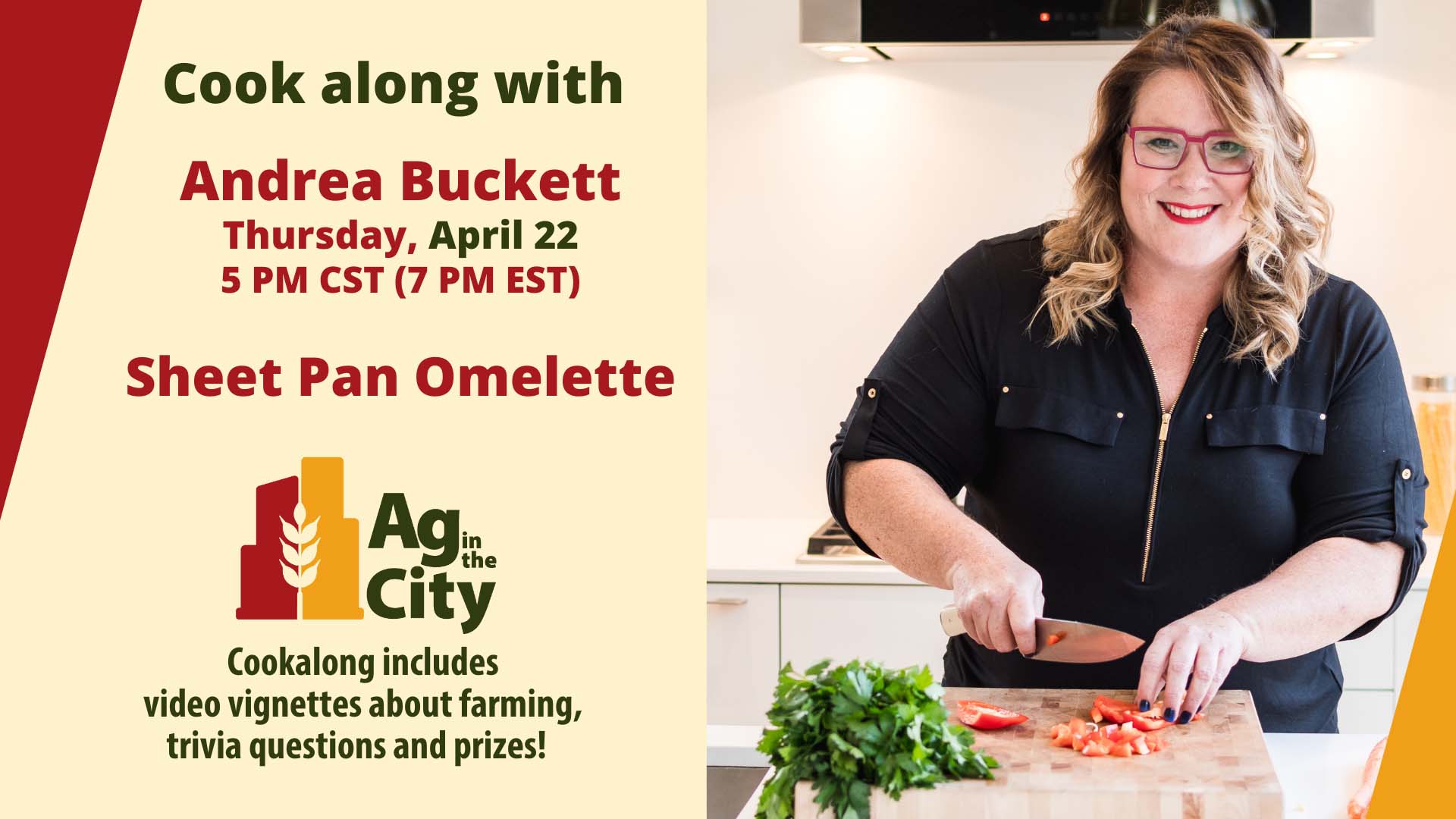 Andrea Buckett Cookalong Omelette April 22