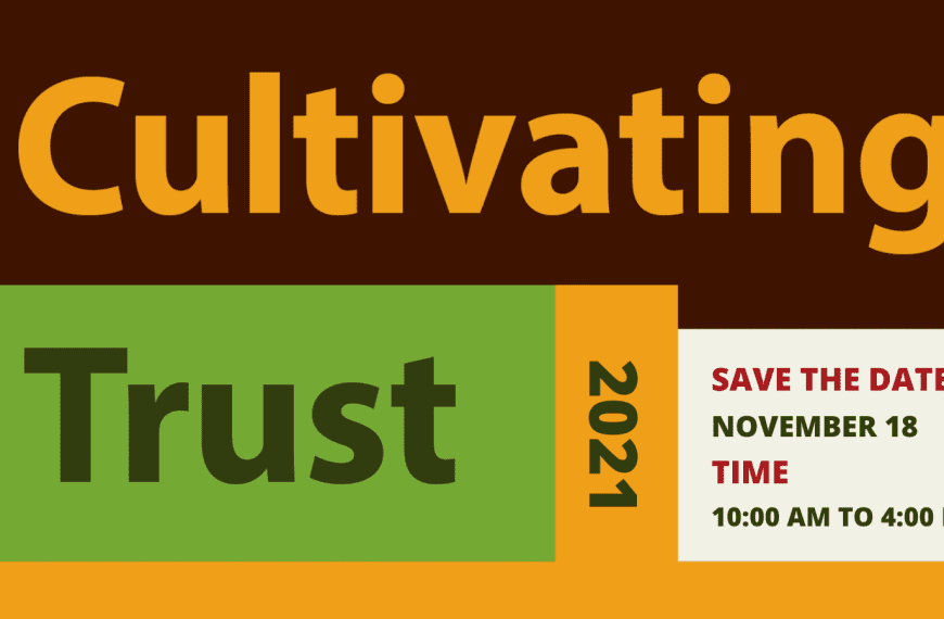 save the date for cultivating trust conference