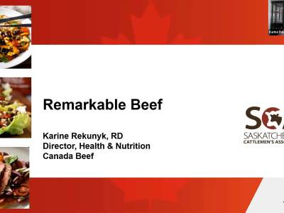 beef nutrition presentation