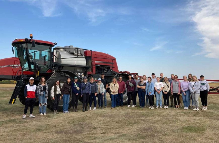 University Students Learn About Farming And Cattle Production