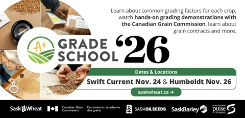 Grade School 2026 in Swift Current, SK on November 24th